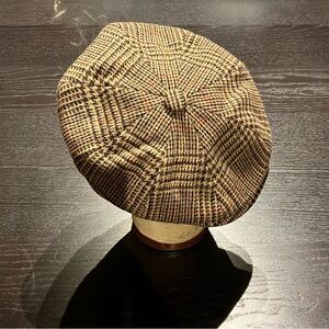 Vintage Harrods Wool Newsboy